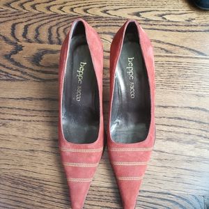 NWOT suede stiletto pumps size 5.5